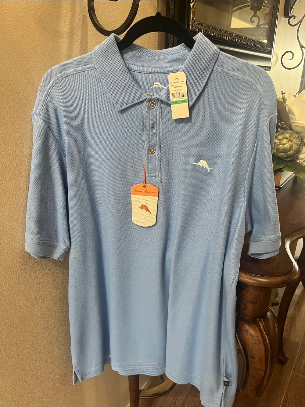 Tommy Bahama Light Blue Polo Shirt